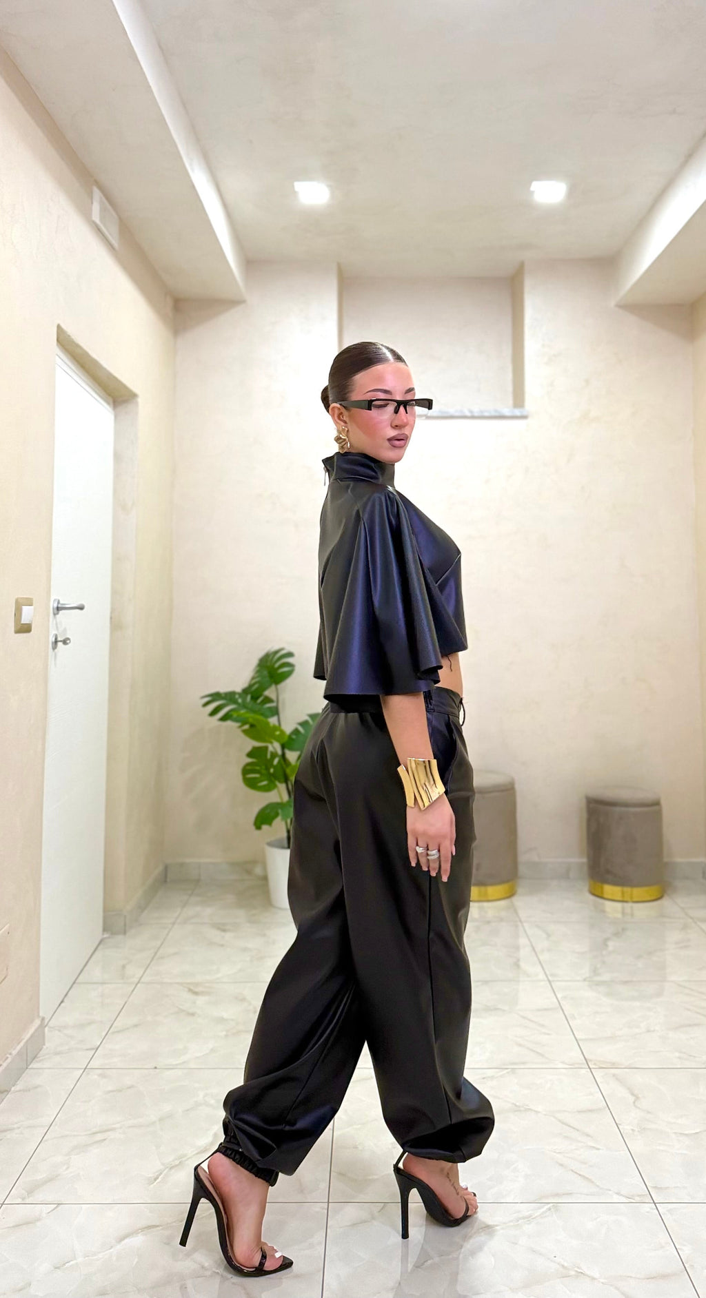 Coordinato Diva in eco pelle