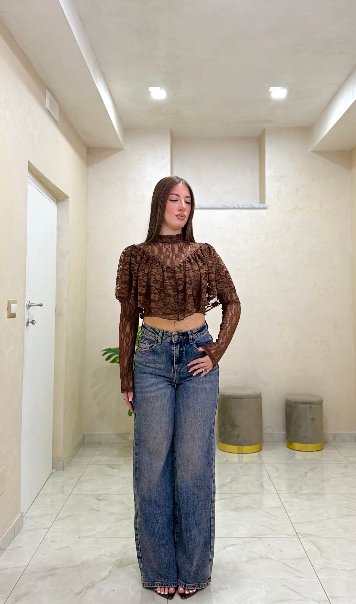 Jeans sabb fiocchetto 2788