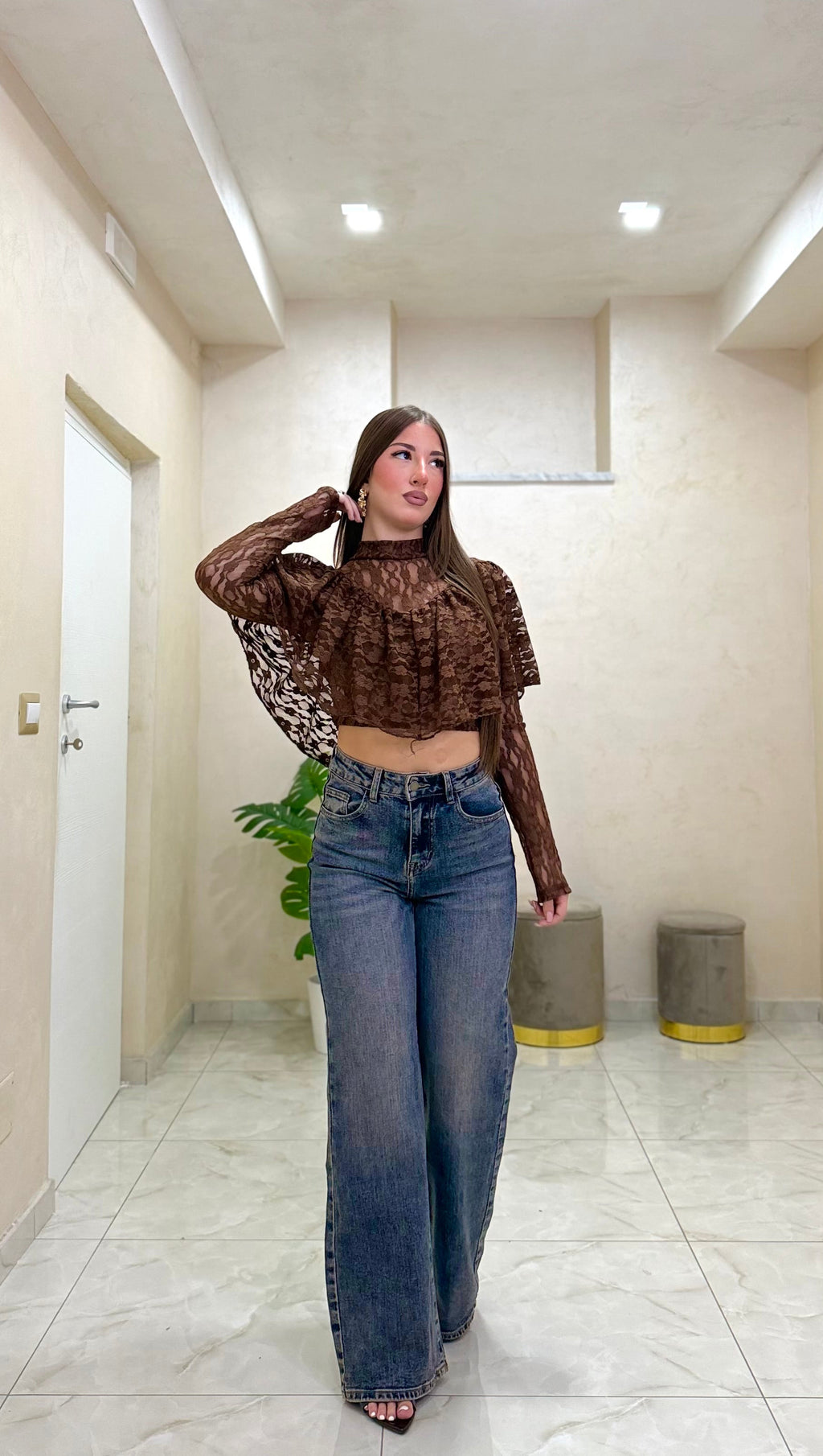 Jeans sabb fiocchetto 2788