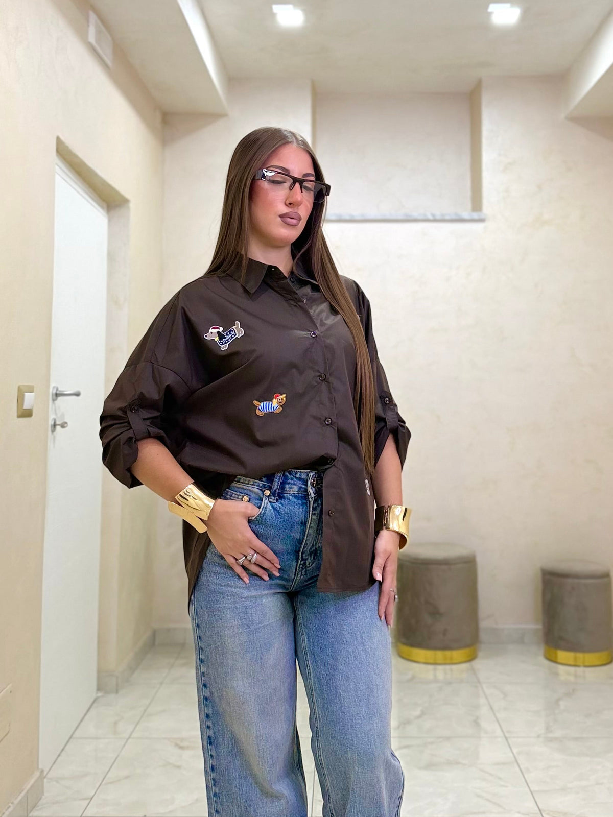 Camicia cagnolino