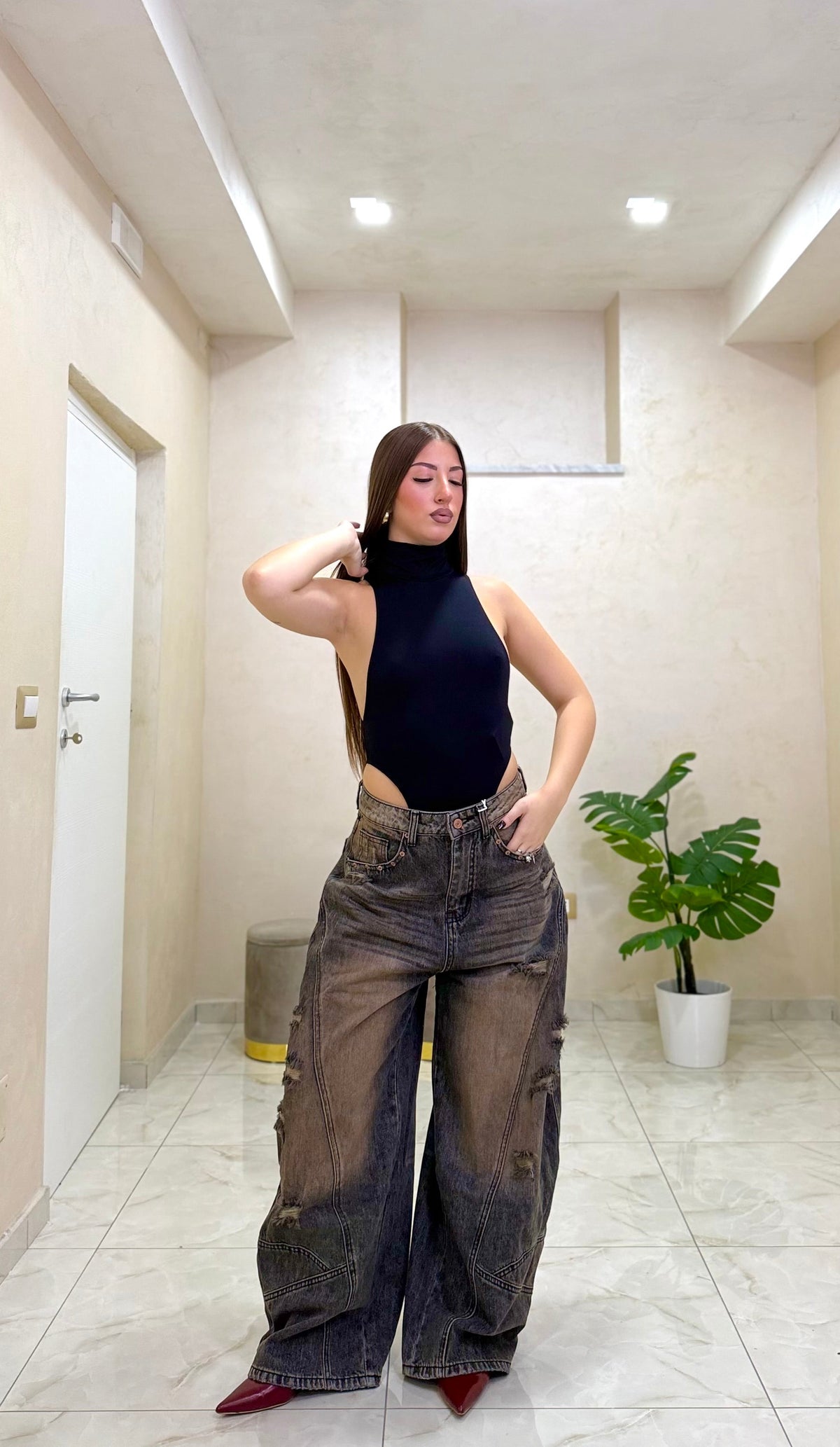 Jeans black/sabb 3013