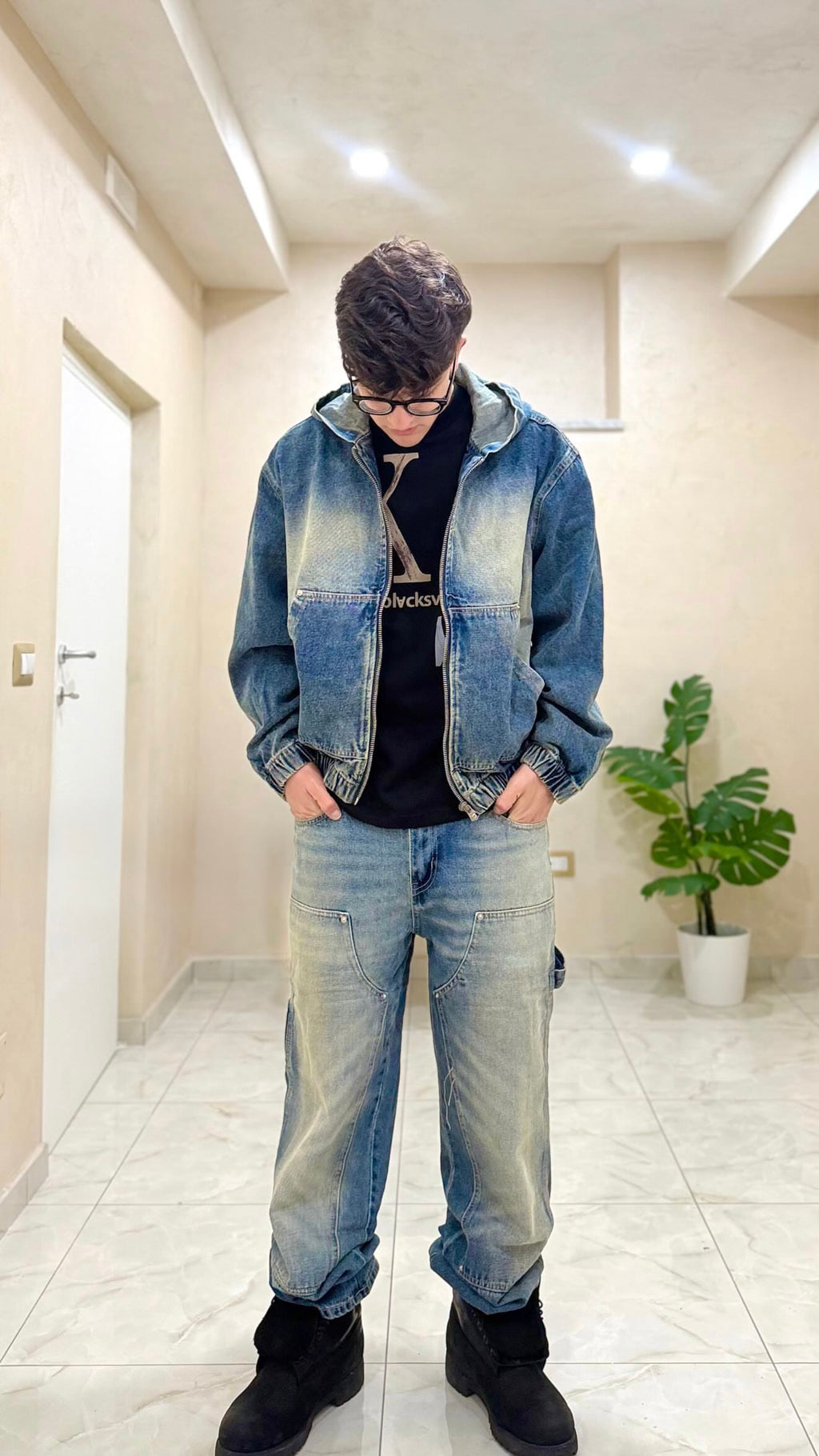 Coordinato jeans semi sabb
