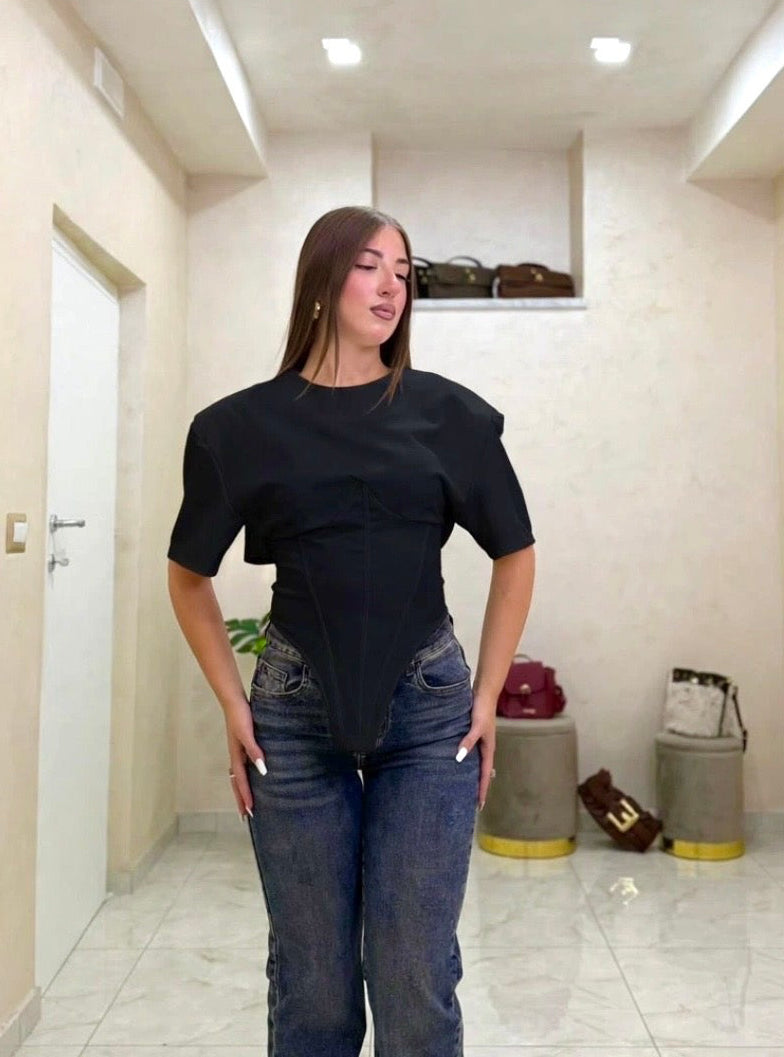 T-shirt a corset