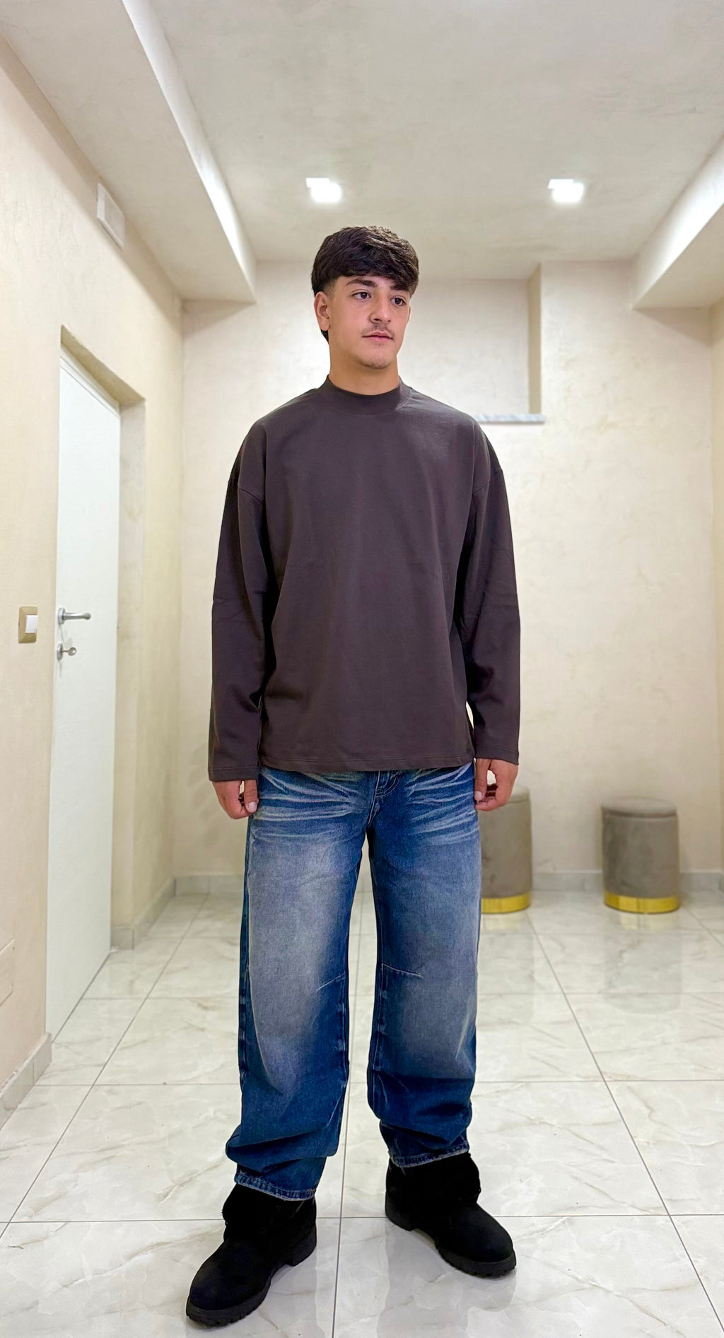 Jeans baggy denim/sabb 8823