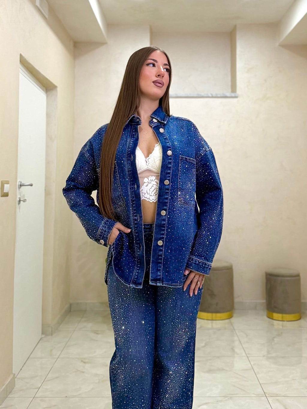 Camicia denim luxury