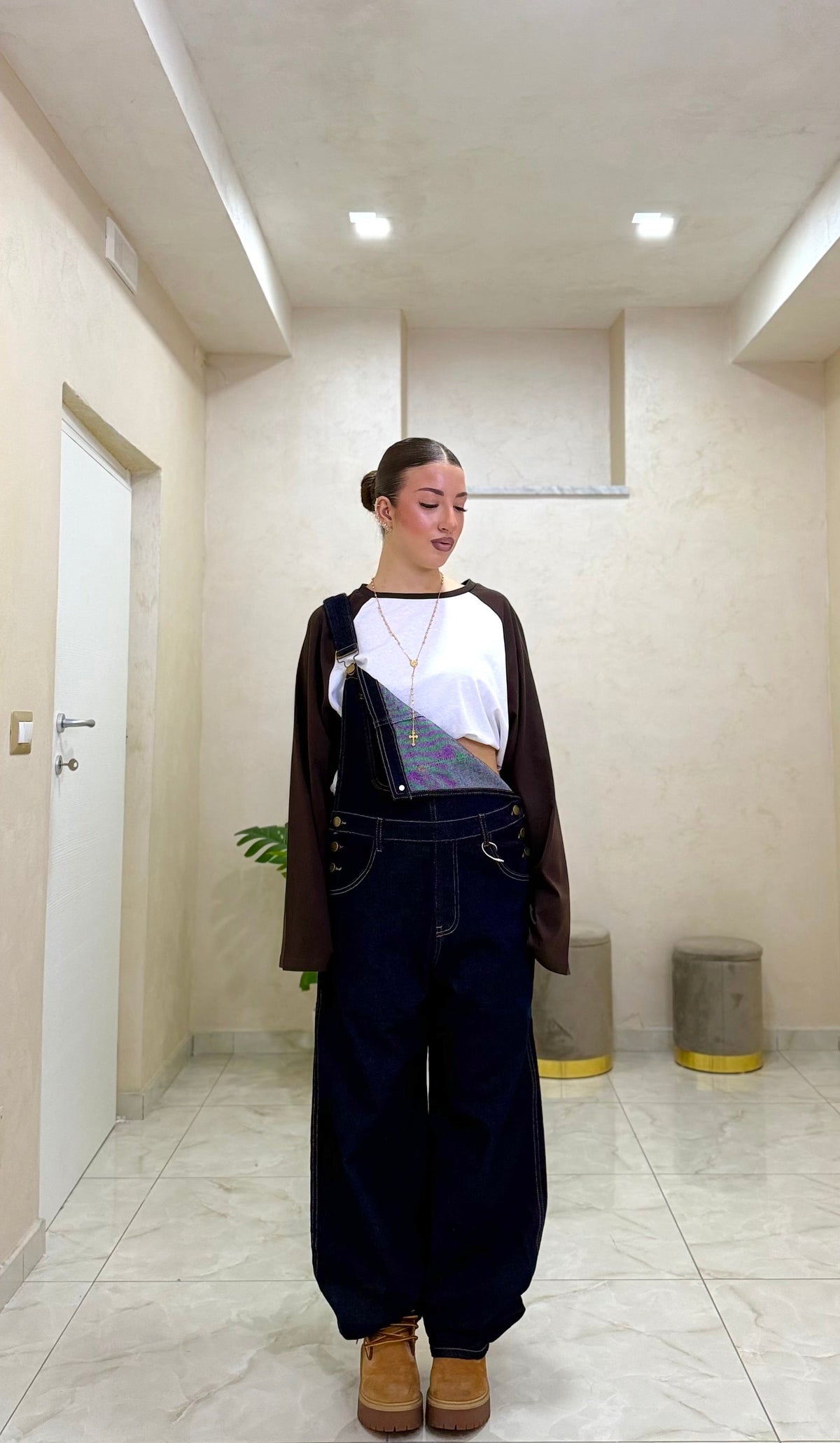 Salopette denim lavaggio 0