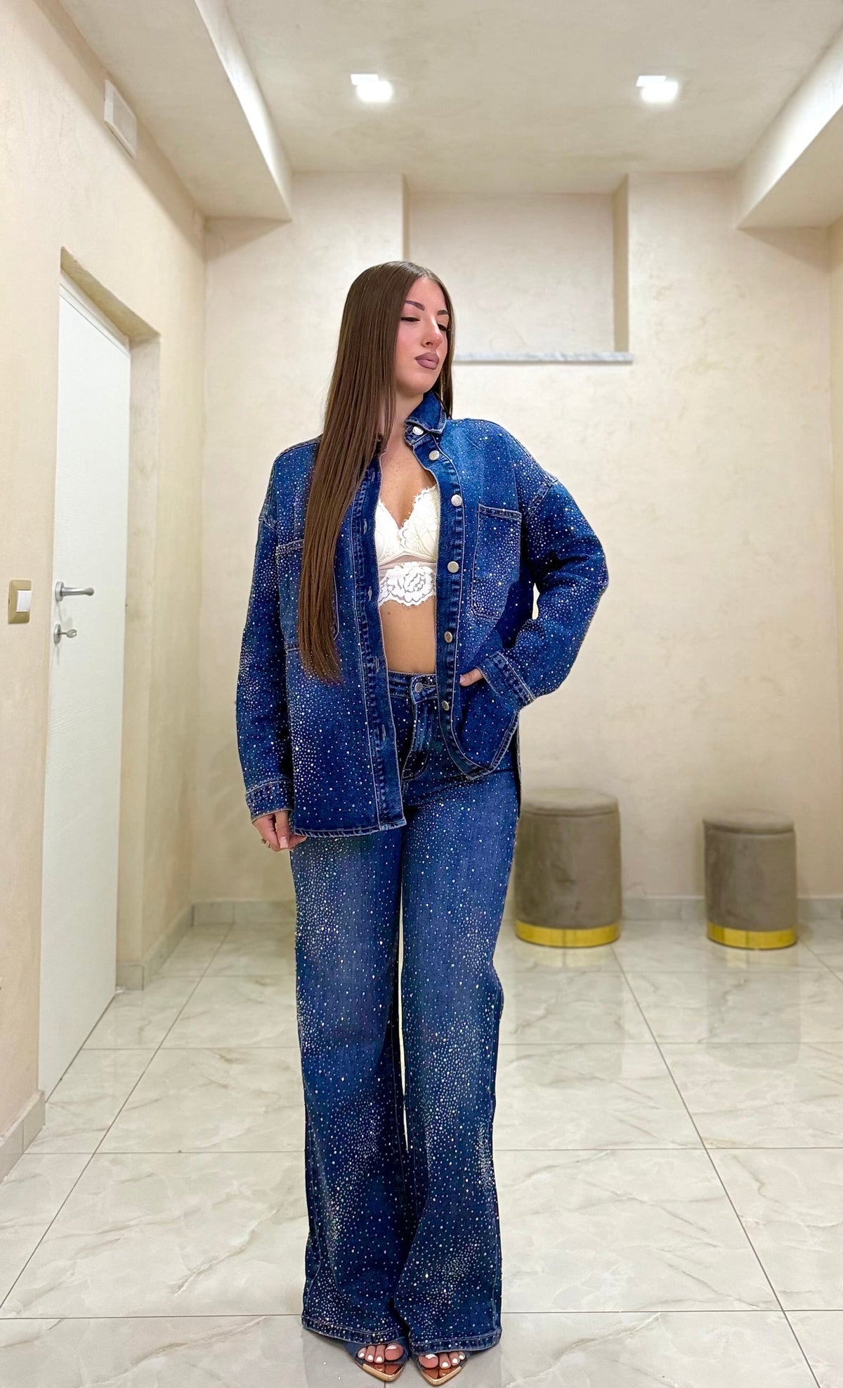 Camicia denim luxury